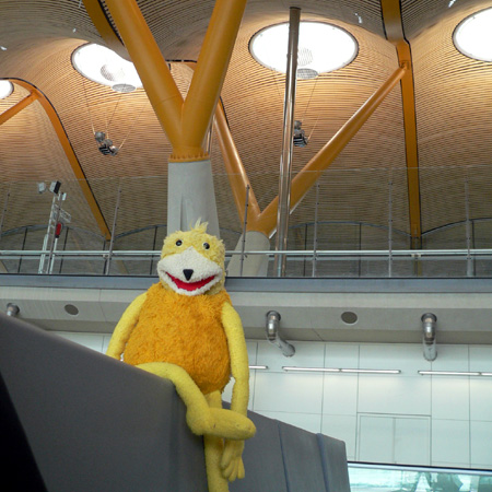 Eric at Madrid Airport