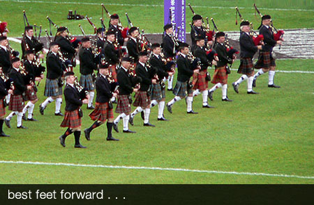 Pipers at Murrayfield