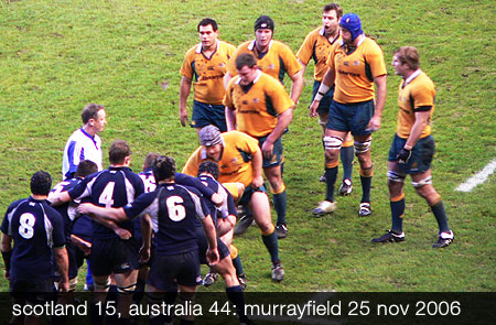 Scotland vs Australia at Murrayfield